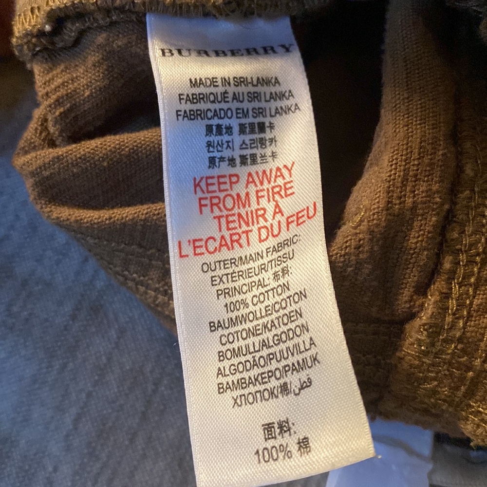 Burberry Corduroy Pants - Picture 6 of 7